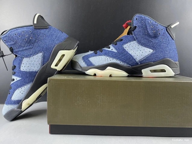 Denim Jordan CT5350-401 Air 6 Washed 0823